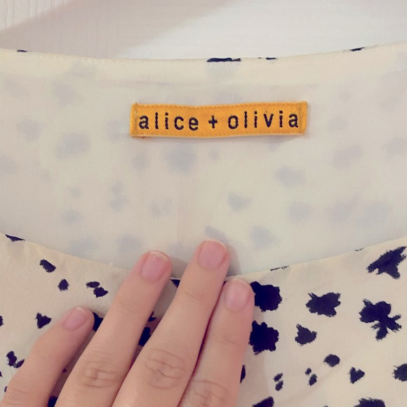 Alice+Olivia cute black and white speckled dress! - Picture 3 of 6